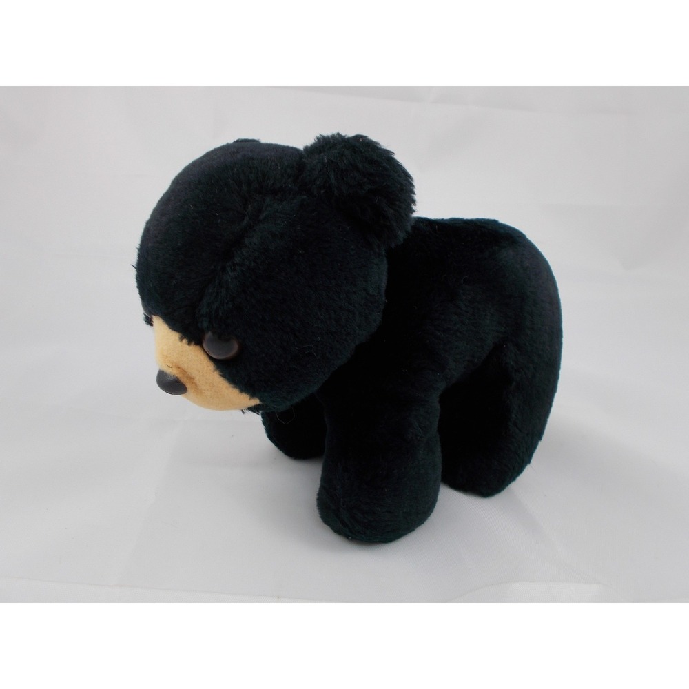 Black Bear Plush 6 Inch Tall Korea Stuffed Animal toy